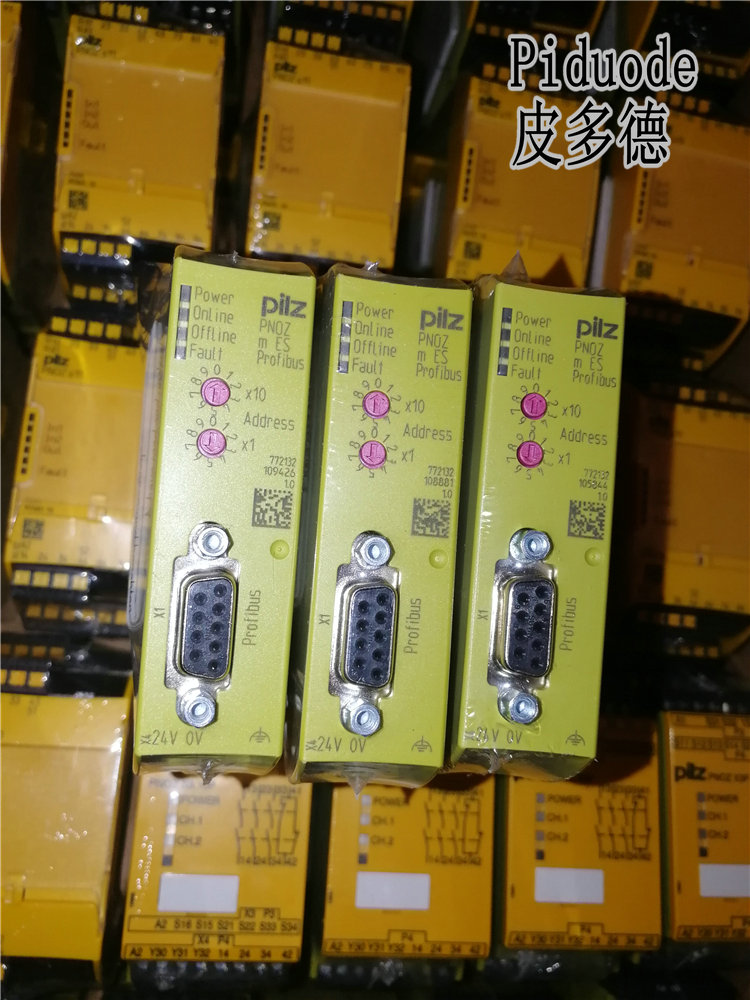 PILZ皮爾茲 772132 PNOZ m ES Profibus 通信模塊 